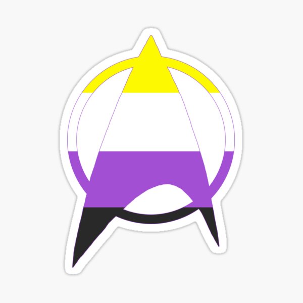 Item preview, Non-Binary Starfleet Pride designed and sold by EmceeFrodis.