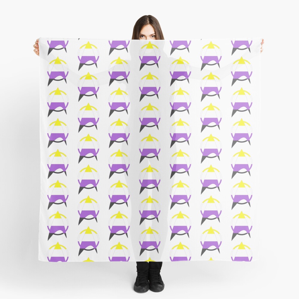 Non-Binary Starfleet Pride Scarf