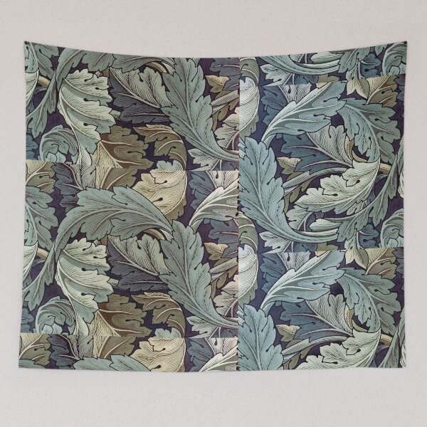 Item preview, William Morris Acanthus blue pattern designed and sold by thomasjgaulton.