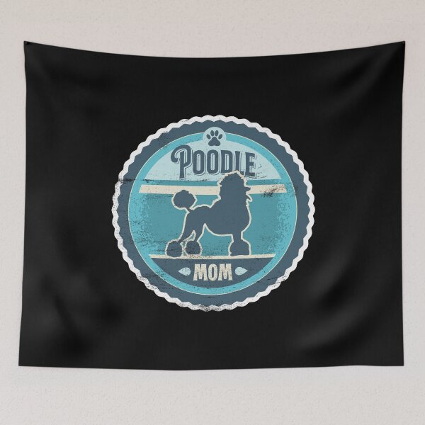 Item preview, Poodle Mom - Distressed Standard Poodle Silhouette Design designed and sold by DoggyStyles.