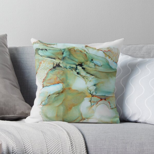 Skeleton earth Throw Pillow