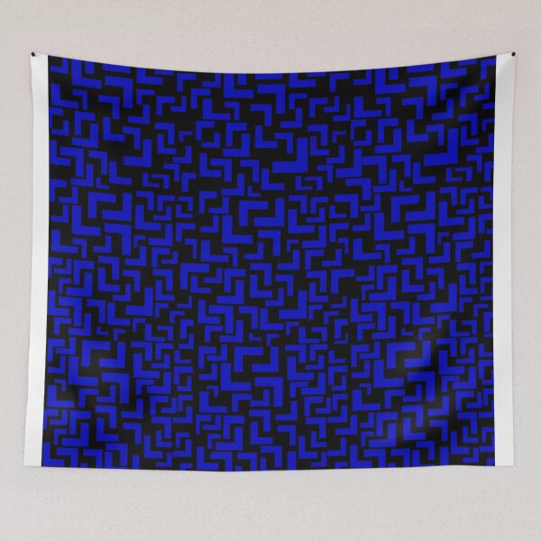 Item preview, Glitches in the Void, Dark Blue designed and sold by StephOBrien.
