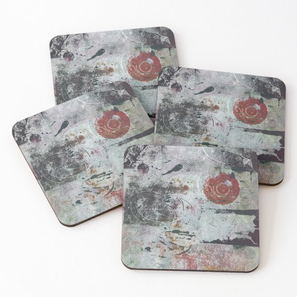 Item preview, Abstract Monotype Printmaking Design No. 25- Ashen Lady designed and sold by danielliamgill.