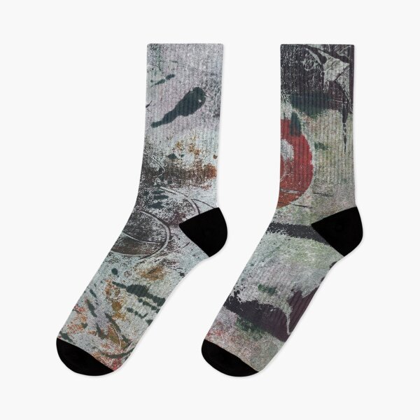 Item preview, Abstract Monotype Printmaking Design No. 25- Ashen Lady designed and sold by danielliamgill.