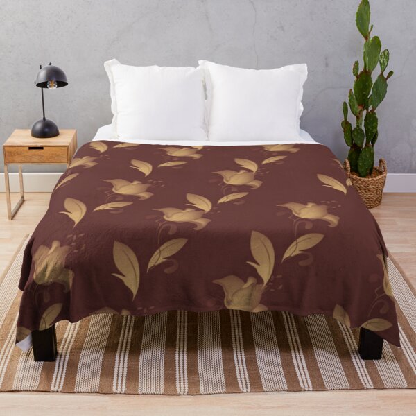 Item preview, Floral Pattern on Burgundy designed and sold by Poetic Patterns Studio.
