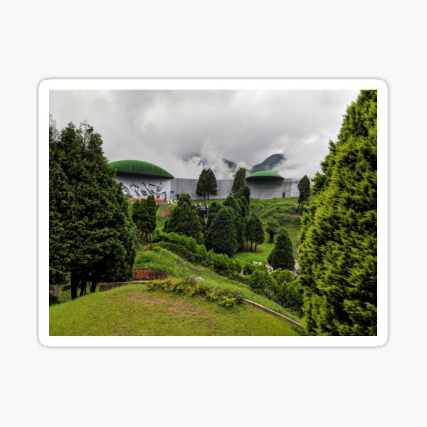 Perspective bending park in Japan Sticker