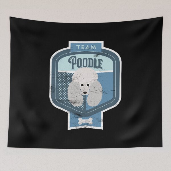 Item preview, Team Poodle - Distressed Standard Poodle Beer Label Design designed and sold by DoggyStyles.