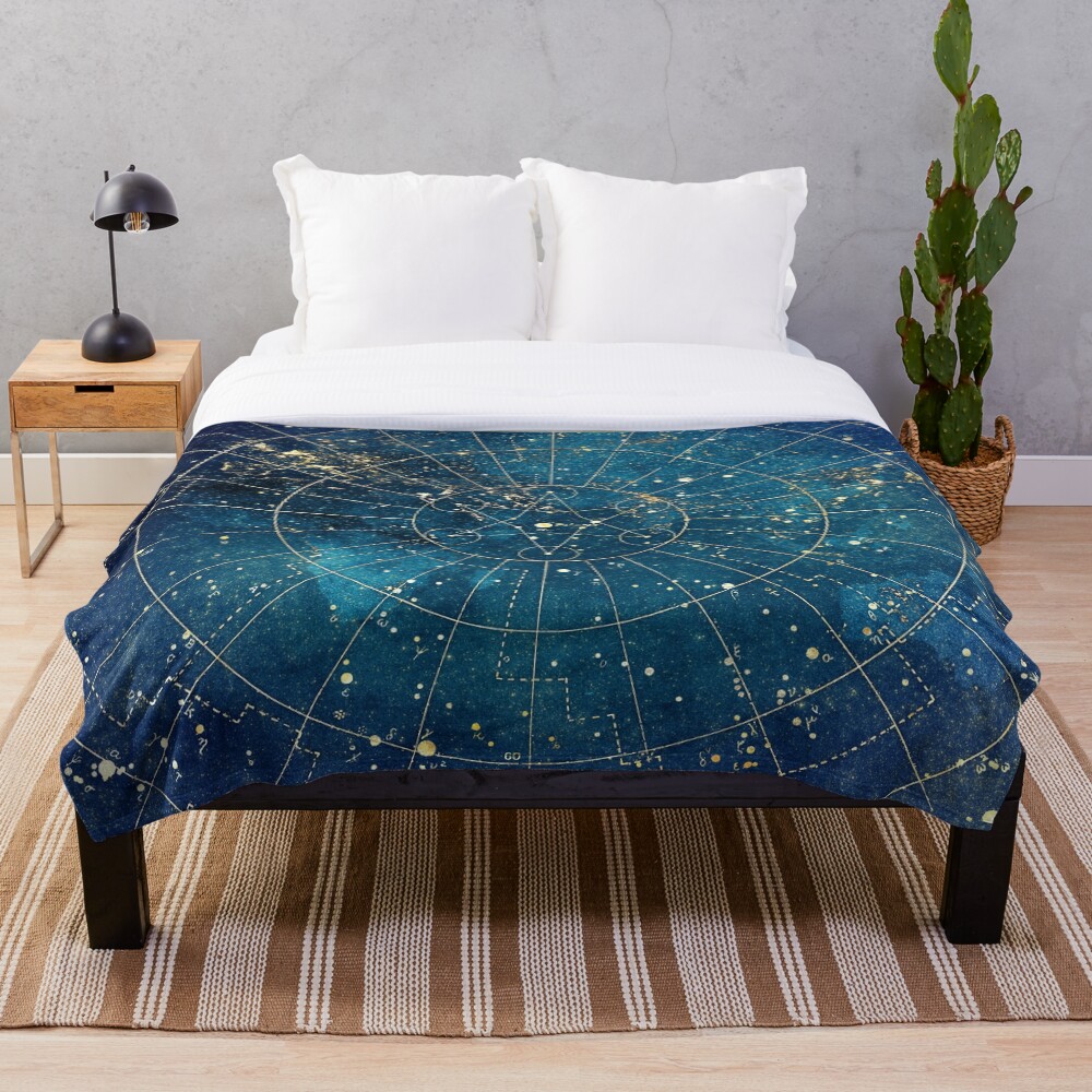 Star Map :: City Lights Throw Blanket