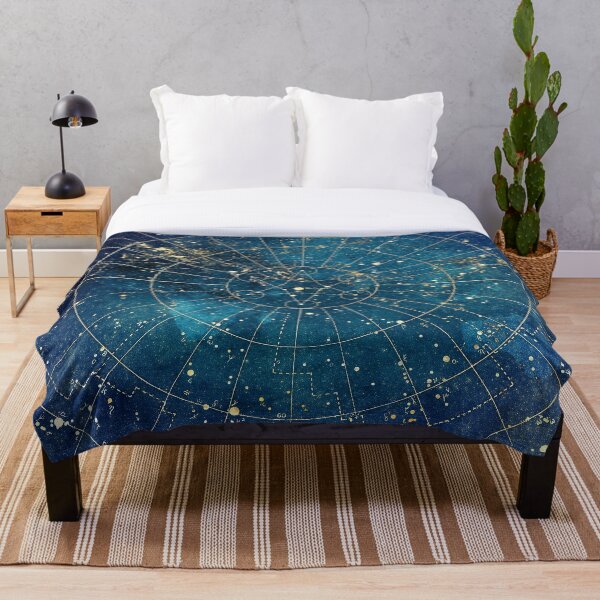 Star Map :: City Lights Throw Blanket