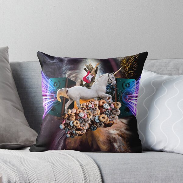 Artikelvorschau, Unicorn Mounted Space Cat entworfen und verkauft von PurrEffect-Tees.