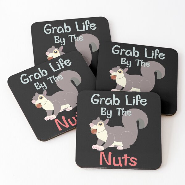 Item preview, Squirrel Grab Life by the Nuts designed and sold by OMyDesigns.