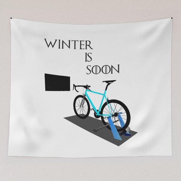 Item preview, Winter Is Soon, Time for Indoor Training designed and sold by cycleexplorers.