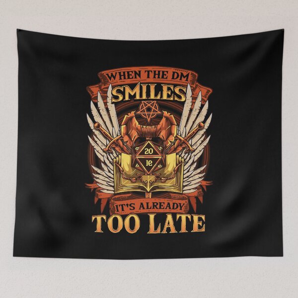 Item preview, Funny When the DM Smiles, It's Already Too Late designed and sold by perfectpresents.