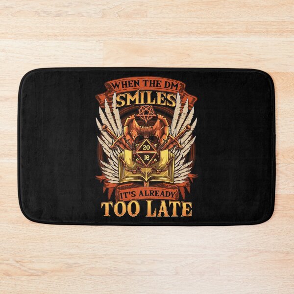 Item preview, Funny When the DM Smiles, It's Already Too Late designed and sold by perfectpresents.