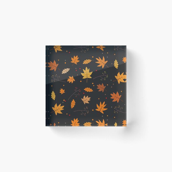 Item preview, Autumn leaves and berries pattern designed and sold by space-kitten.