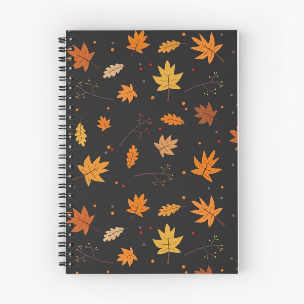 Item preview, Autumn leaves and berries pattern designed and sold by space-kitten.