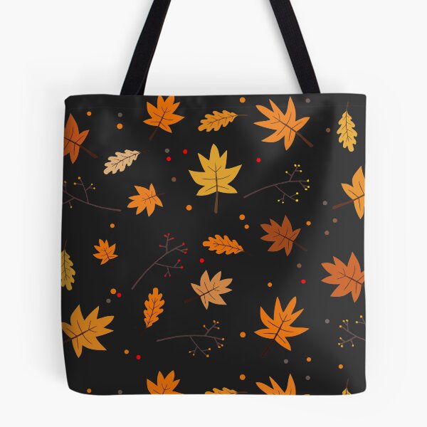 Item preview, Autumn leaves and berries pattern designed and sold by space-kitten.
