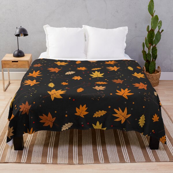 Item preview, Autumn leaves and berries pattern designed and sold by space-kitten.