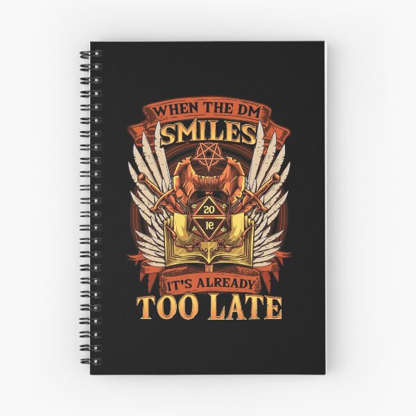 Item preview, Funny When the DM Smiles, It's Already Too Late designed and sold by perfectpresents.