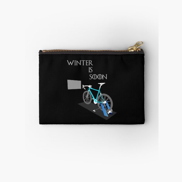 Item preview, Winter Is Soon, Time for Indoor Training. (black) designed and sold by cycleexplorers.