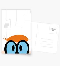 Postales Dexter, científico, personaje genio en Dexters Laboratory, serie en Cartoon Network