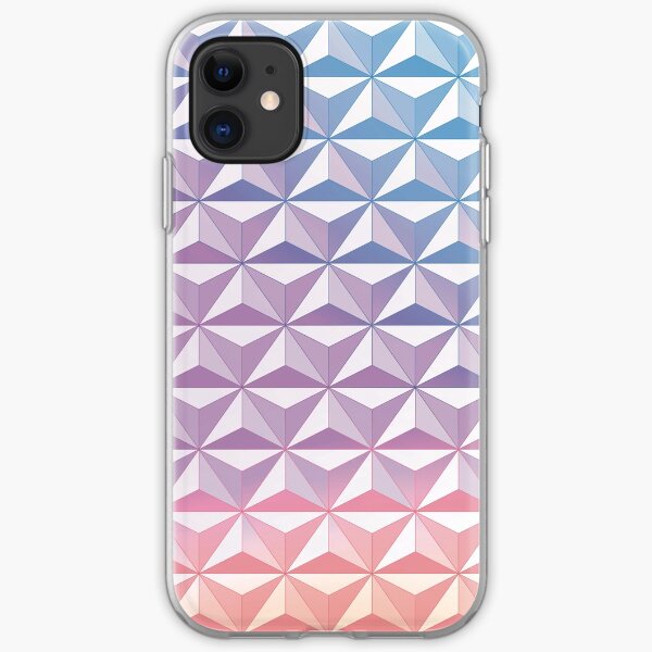 Geodesic Sphere, Purple iPhone Soft Case