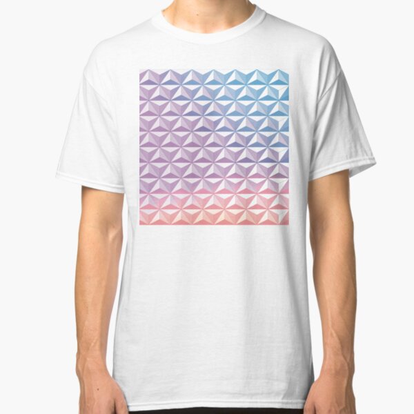 Geodesic Sphere, Purple Classic T-Shirt