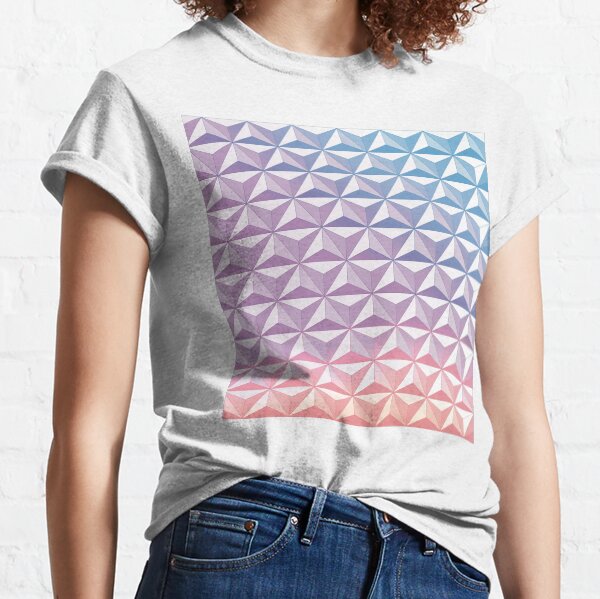 Geodesic Sphere, Purple Classic T-Shirt