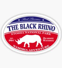 Black Rhino Safari Sticker