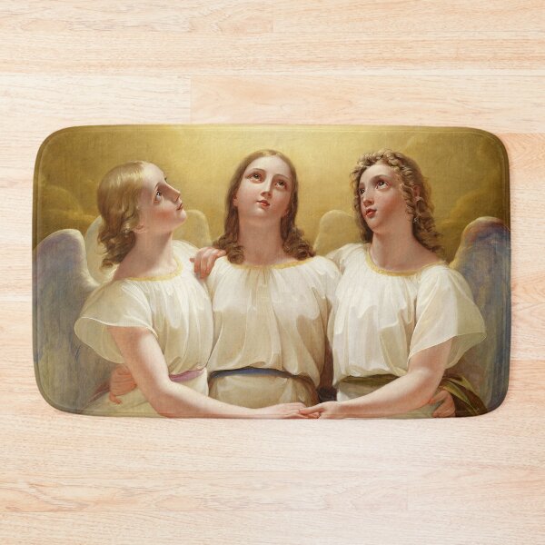 Item preview, Franz Kadik - Three Angels - 1822 - Painting designed and sold by CrankyOldDude.