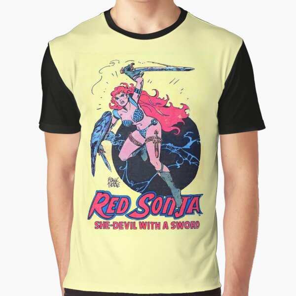 Red Sonja T Shirt For Sale By Pocketsoup Redbubble Red Sonja