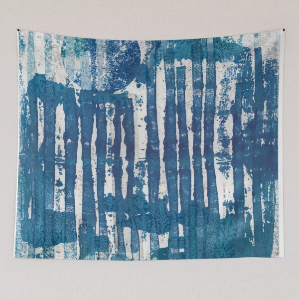 Item preview, Abstract Monotype Printmaking Design No. 17- Porcelain Trees designed and sold by danielliamgill.