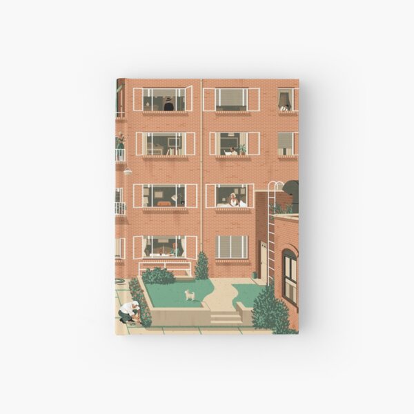 Vista previa del artículo con la obra «Carteles de viajes: La ventana indiscreta de Hitchcock - Greenwitch Village, Nueva York», diseñado y vendido por ruiricardo.