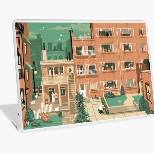 Item preview, Travel Posters - Hitchcock's Rear Window - Greenwitch Village New York designed and sold by ruiricardo.
