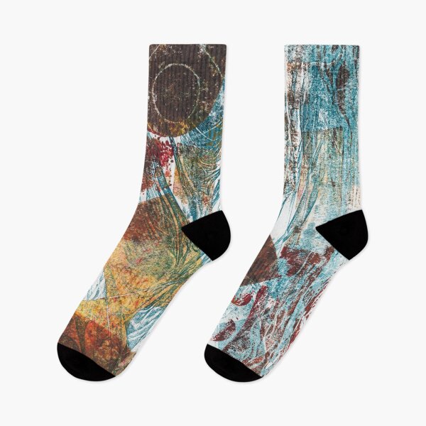 Item preview, Abstract Monotype Printmaking Design No. 20- Fire & Ice designed and sold by danielliamgill.