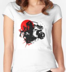 Kawasaki Ninja Tailliertes Rundhals-Shirt