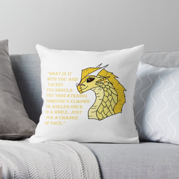 Qibli Quote Throw Pillow
