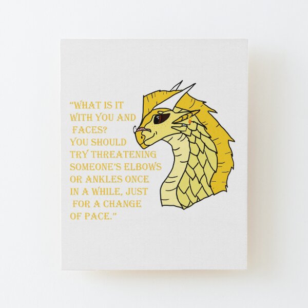 Qibli Quote Wood Mounted Print
