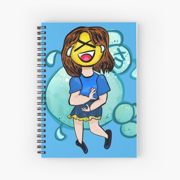 Emoji Xd Spiral Notebooks Redbubble - roblox noob chan animemes