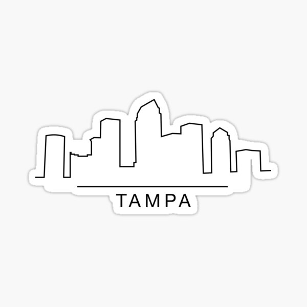 Item preview, tampa skyline designed and sold by Shannon Thorpe.