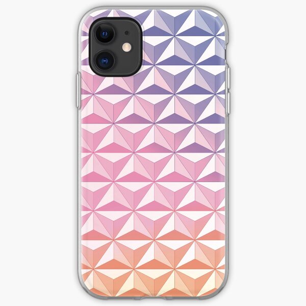 Geodesic Sphere, Pink iPhone Soft Case