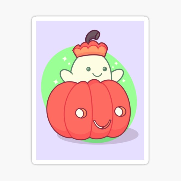 Chibi Halloween Stickers Redbubble - pumpkin helmet boku no roblox