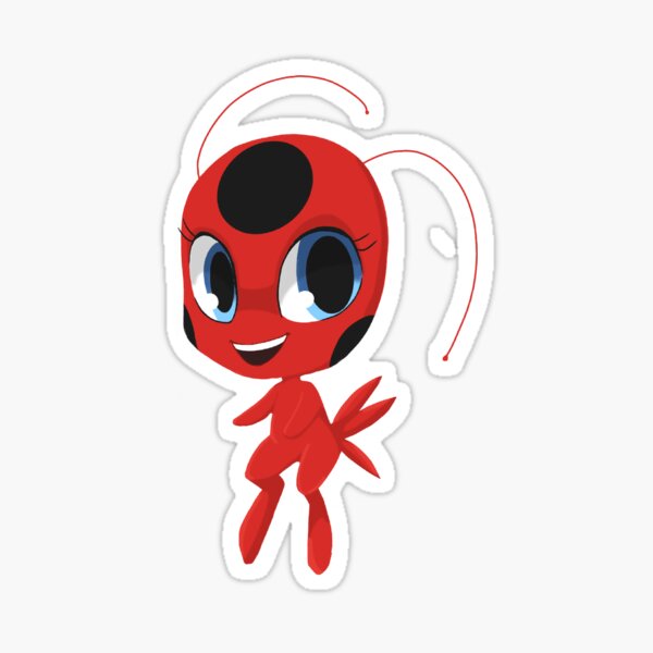 Miraculous Ladybug Tikki Stickers | Redbubble