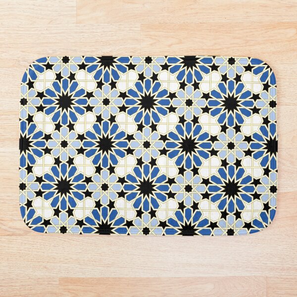 Arabic tile IV (1) Bath Mat