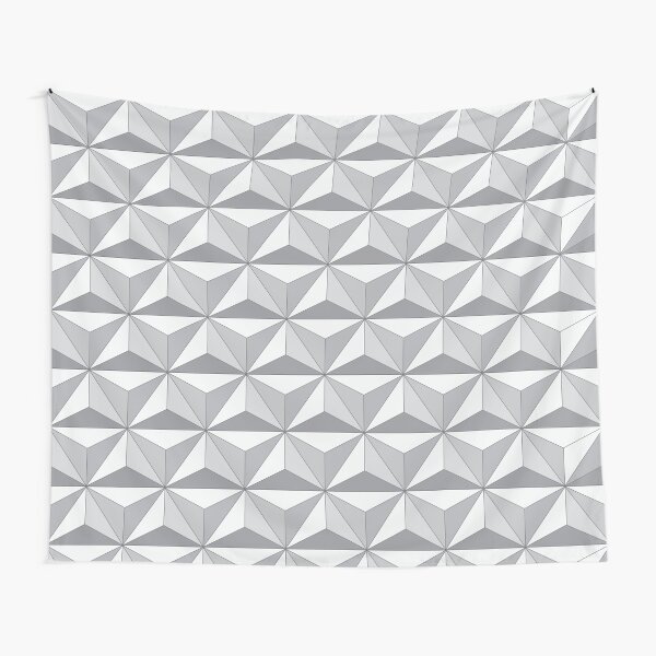 Geodesic Sphere, Greyscale - Dark Tapestry