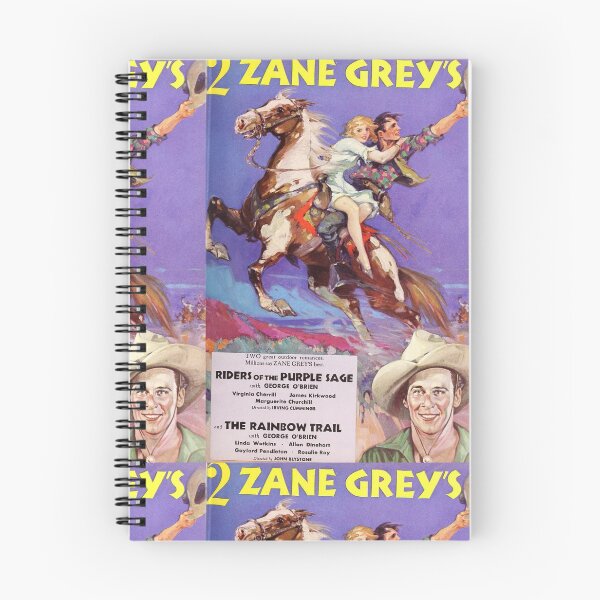 Item preview, Zane Grey Movie poster George O'Brien Riders of the Purple Sage designed and sold by Love30smovies.