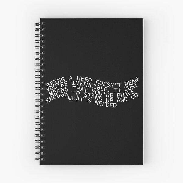 Item preview, Being a Hero Doesn't Mean You're Invincible designed and sold by abbavengers.
