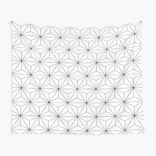 Geodesic Sphere, White Tapestry