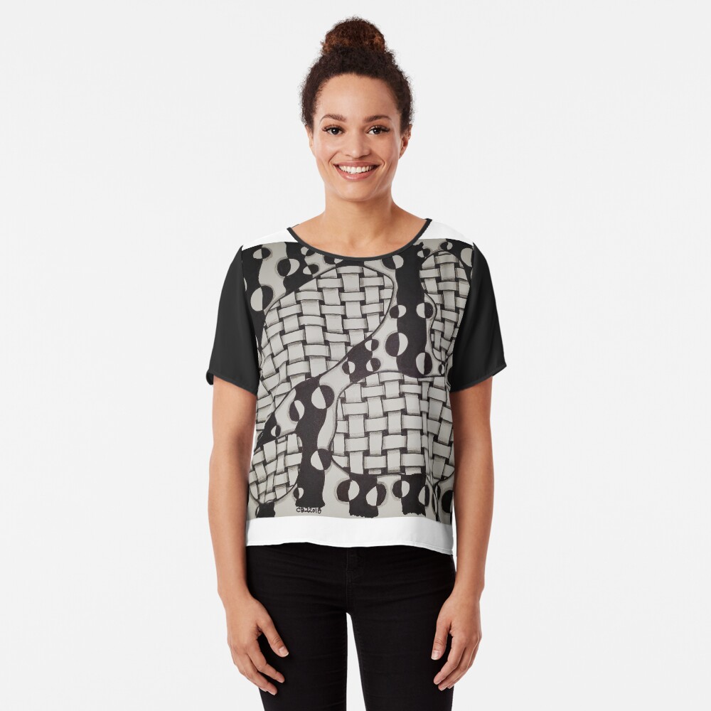 Footprints Chiffon Top