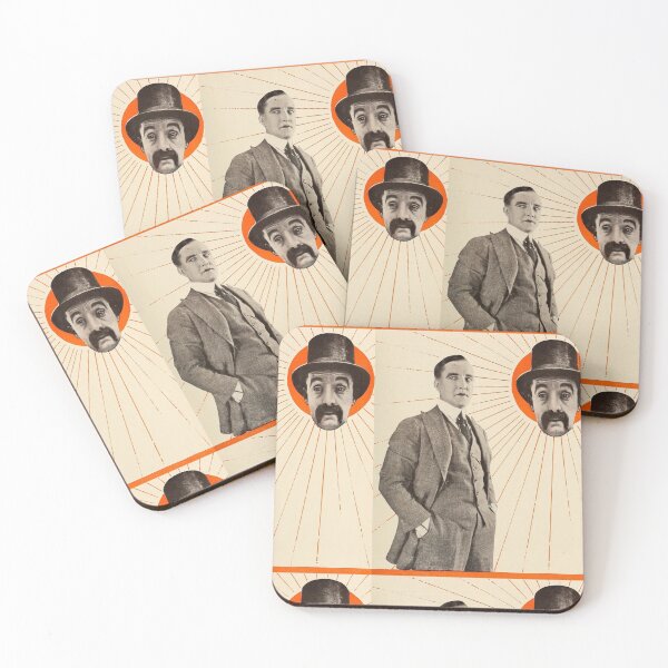 Item preview, Snub Pollard silent movie comedian colored art  designed and sold by Love30smovies.